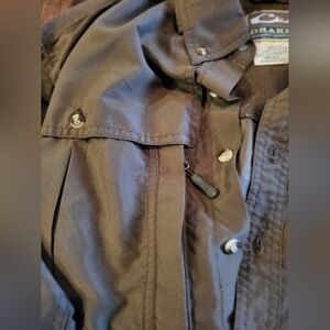 DRAKE Olive Green Outdoor SHORT-SLEEVED SHIRT VENTED MEN'S SZ M EXC COND